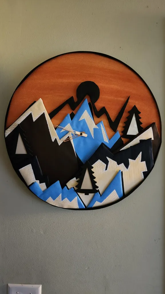 Mixed media artwork by Katherine Sallas