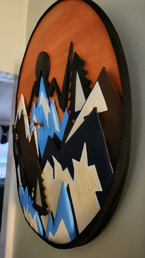 Mixed media artwork by Katherine Sallas