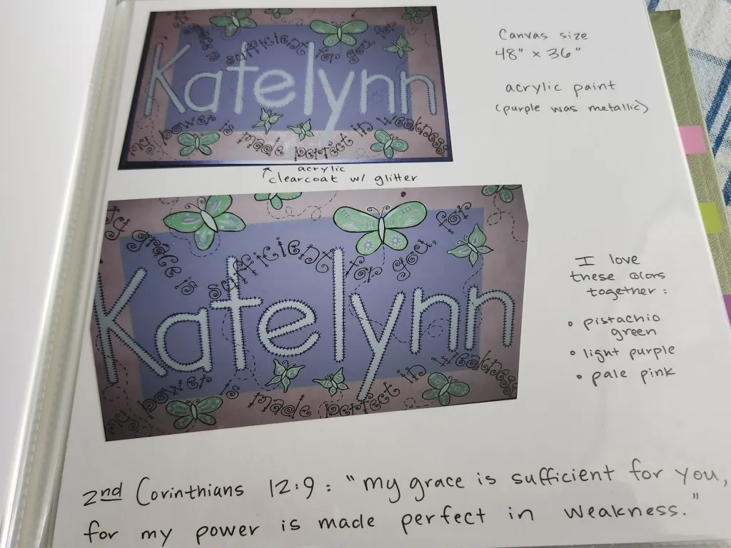 Mixed media artwork by Katherine Sallas
