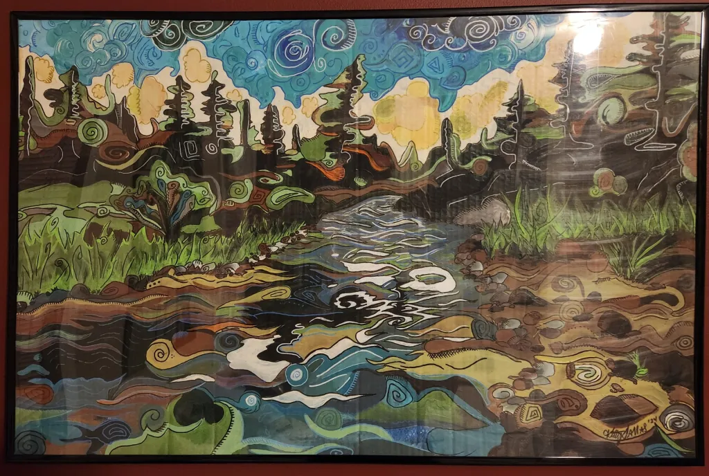 Painting and wall art by Katherine Sallas, piece 2