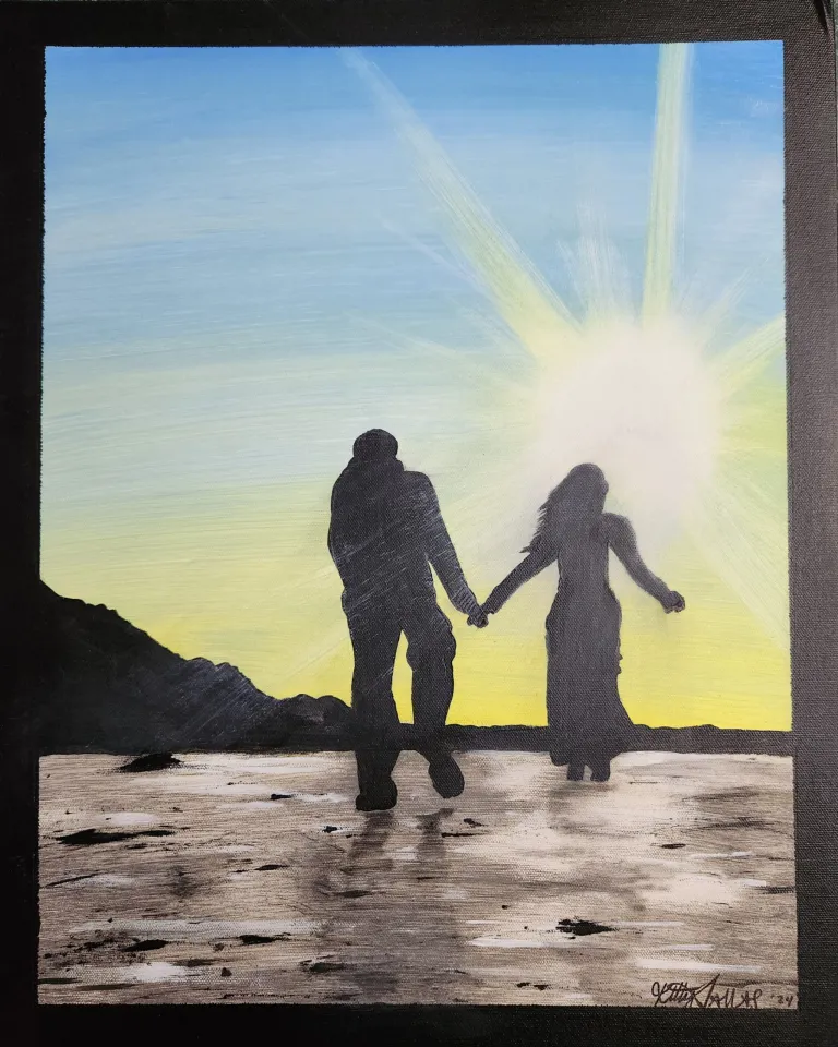 Painting and wall art by Katherine Sallas, piece 5