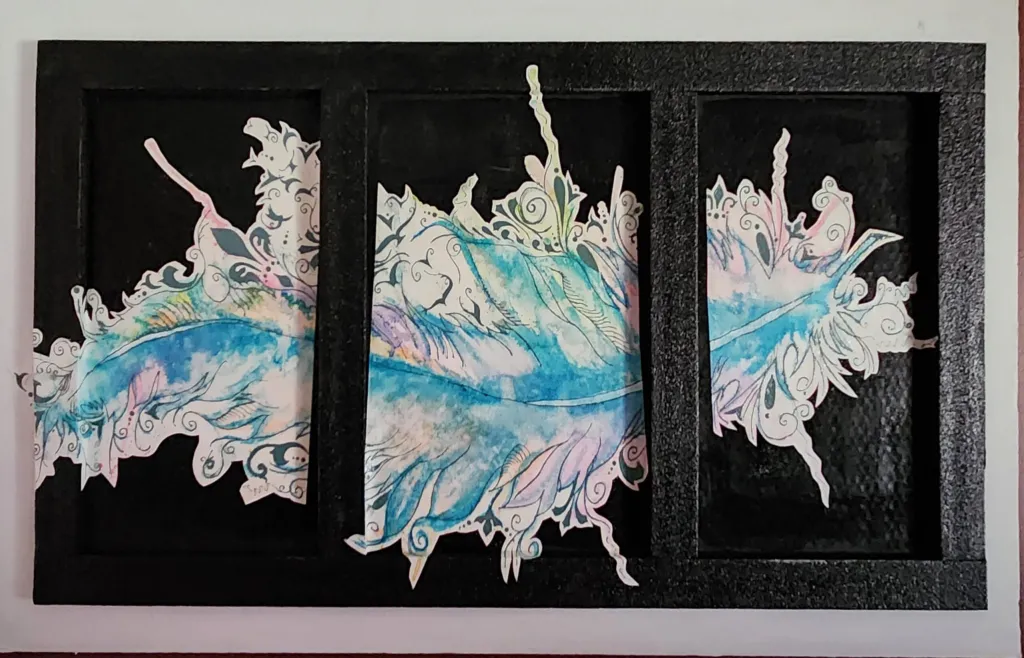 Painting and wall art by Katherine Sallas, piece 7