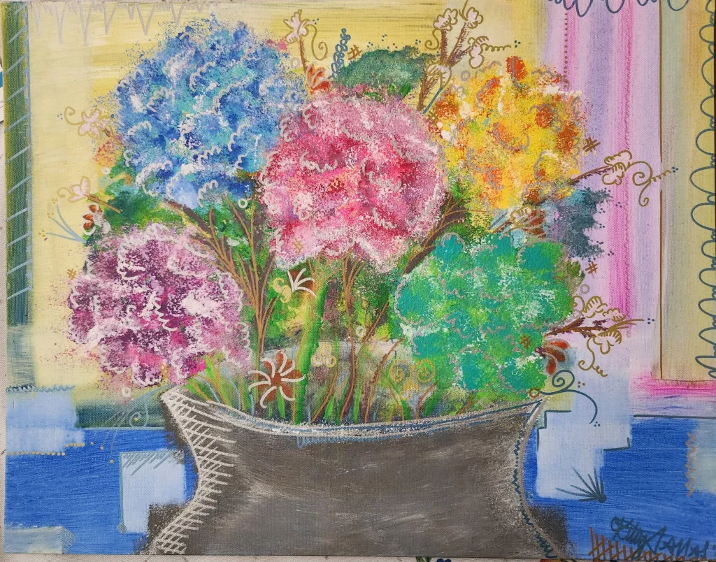 Painting and wall art by Katherine Sallas, piece 8