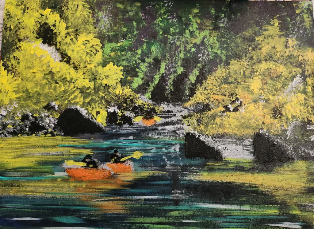Painting and wall art by Katherine Sallas, piece 9