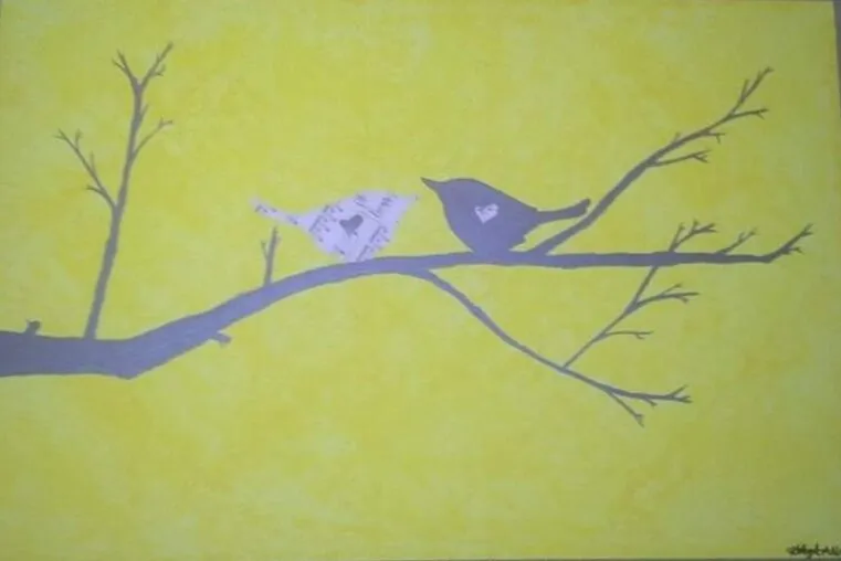 Painting and wall art by Katherine Sallas, piece 12
