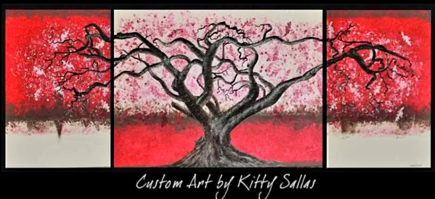 Painting and wall art by Katherine Sallas, piece 14