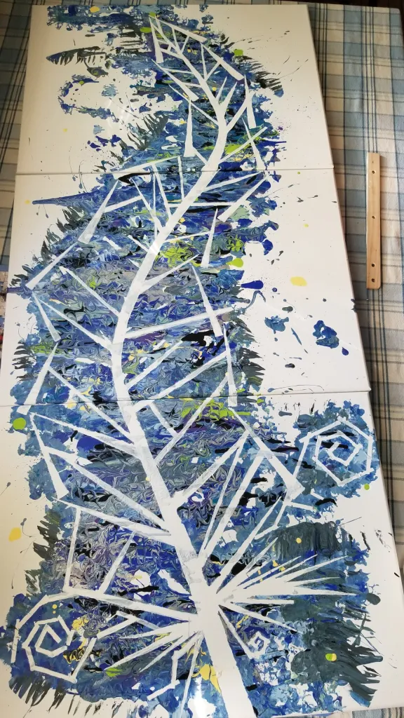 Painting and wall art by Katherine Sallas, piece 19