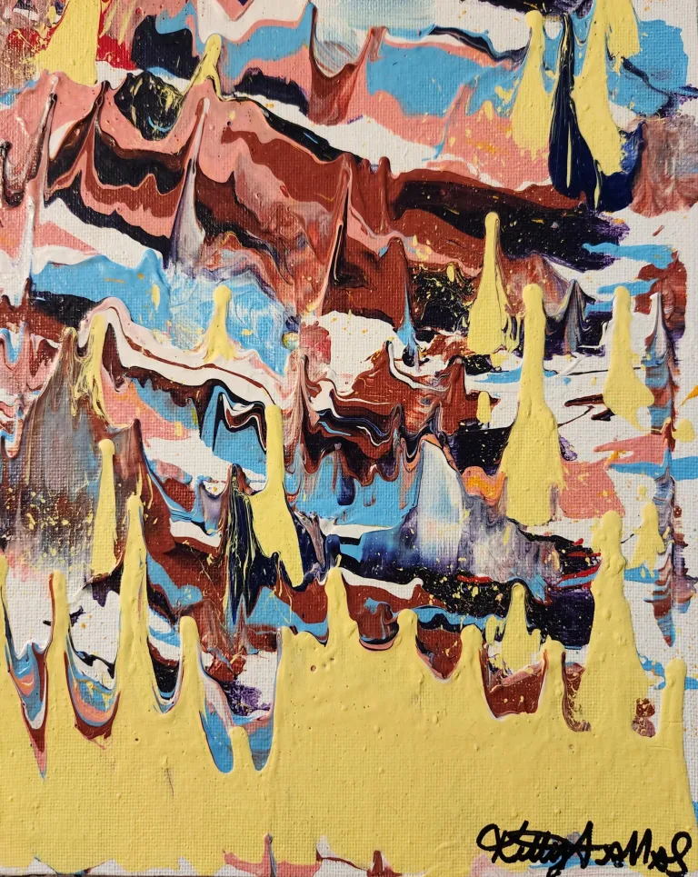 Painting and wall art by Katherine Sallas, piece 21