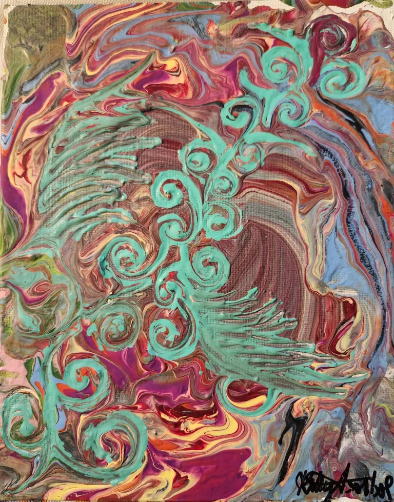 Painting and wall art by Katherine Sallas, piece 23