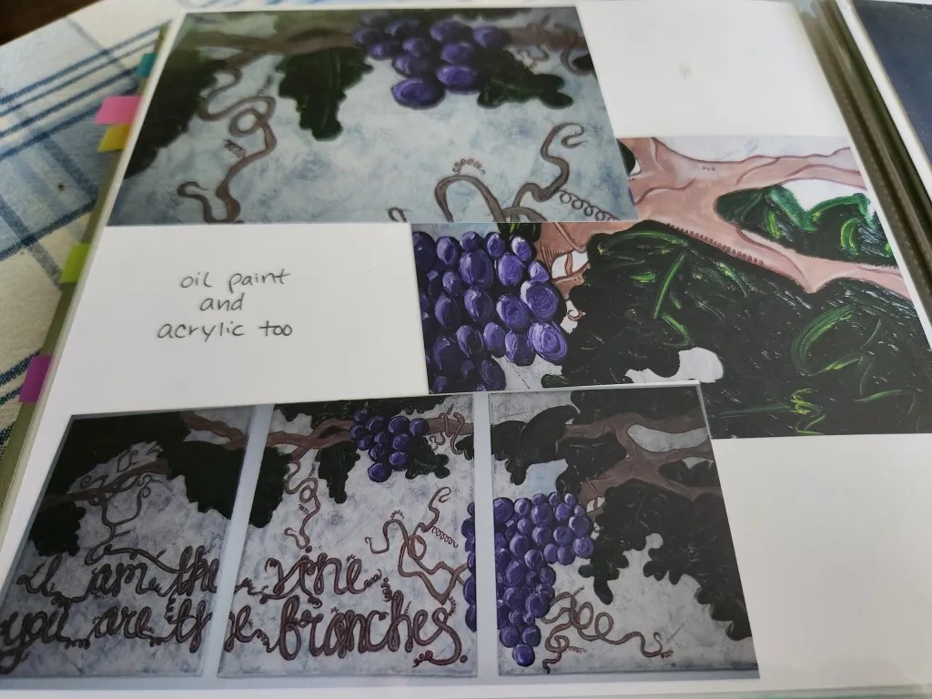 Painting and wall art by Katherine Sallas, piece 25