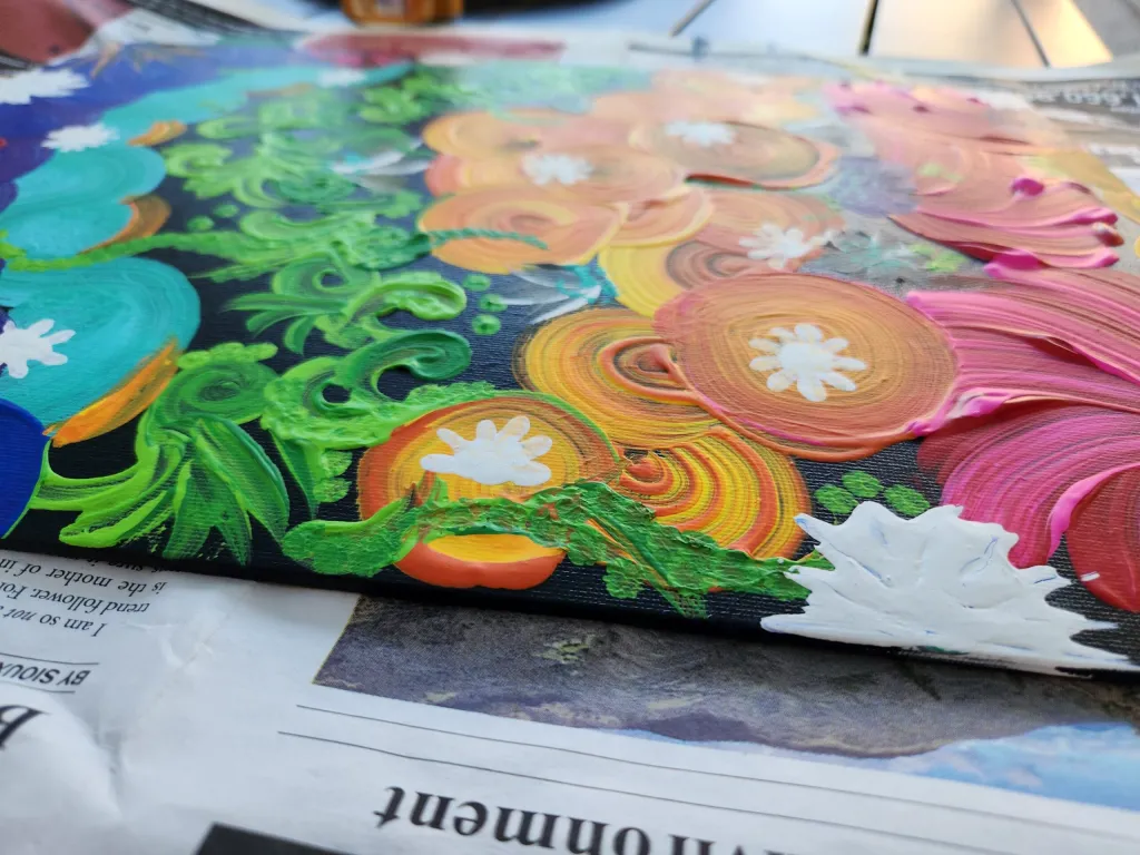 Painting and wall art by Katherine Sallas, piece 28