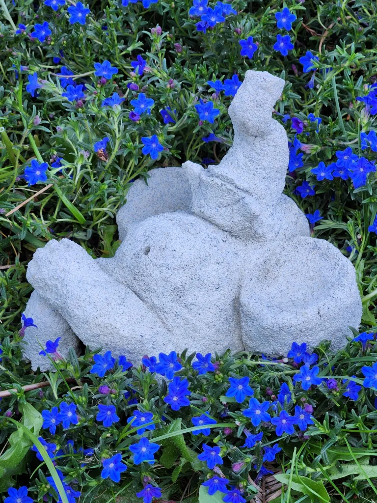 Pottery and concrete artwork by Katherine Sallas, piece 5