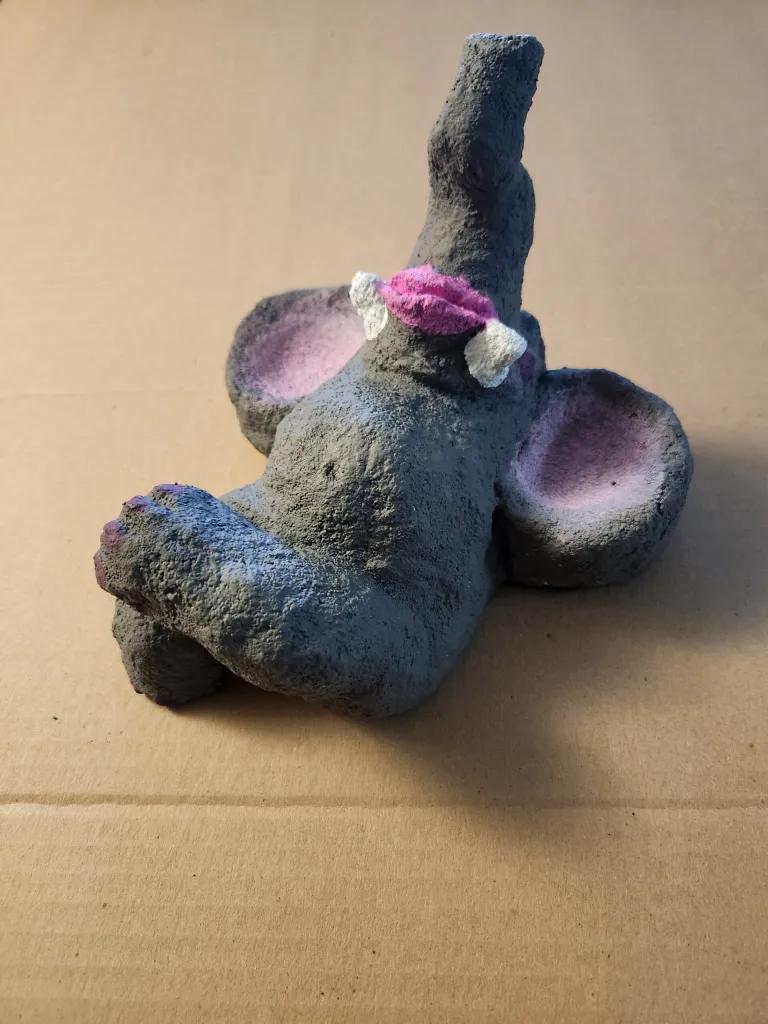 Pottery and concrete artwork by Katherine Sallas, piece 6