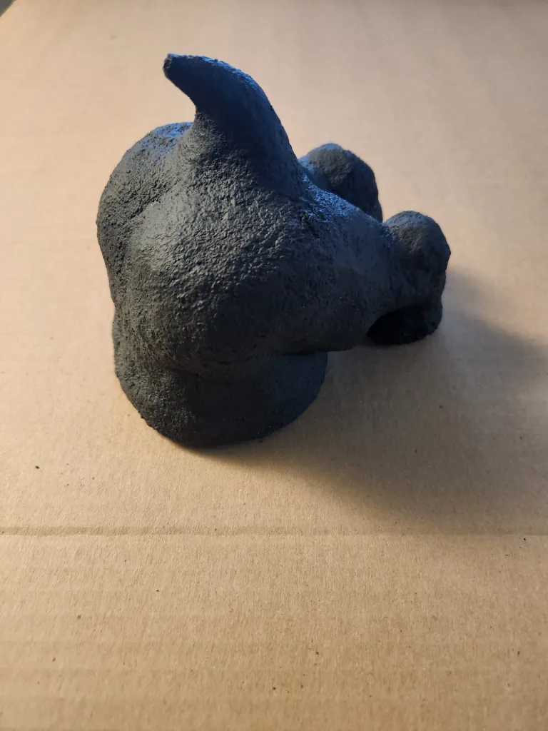 Pottery and concrete artwork by Katherine Sallas, piece 9
